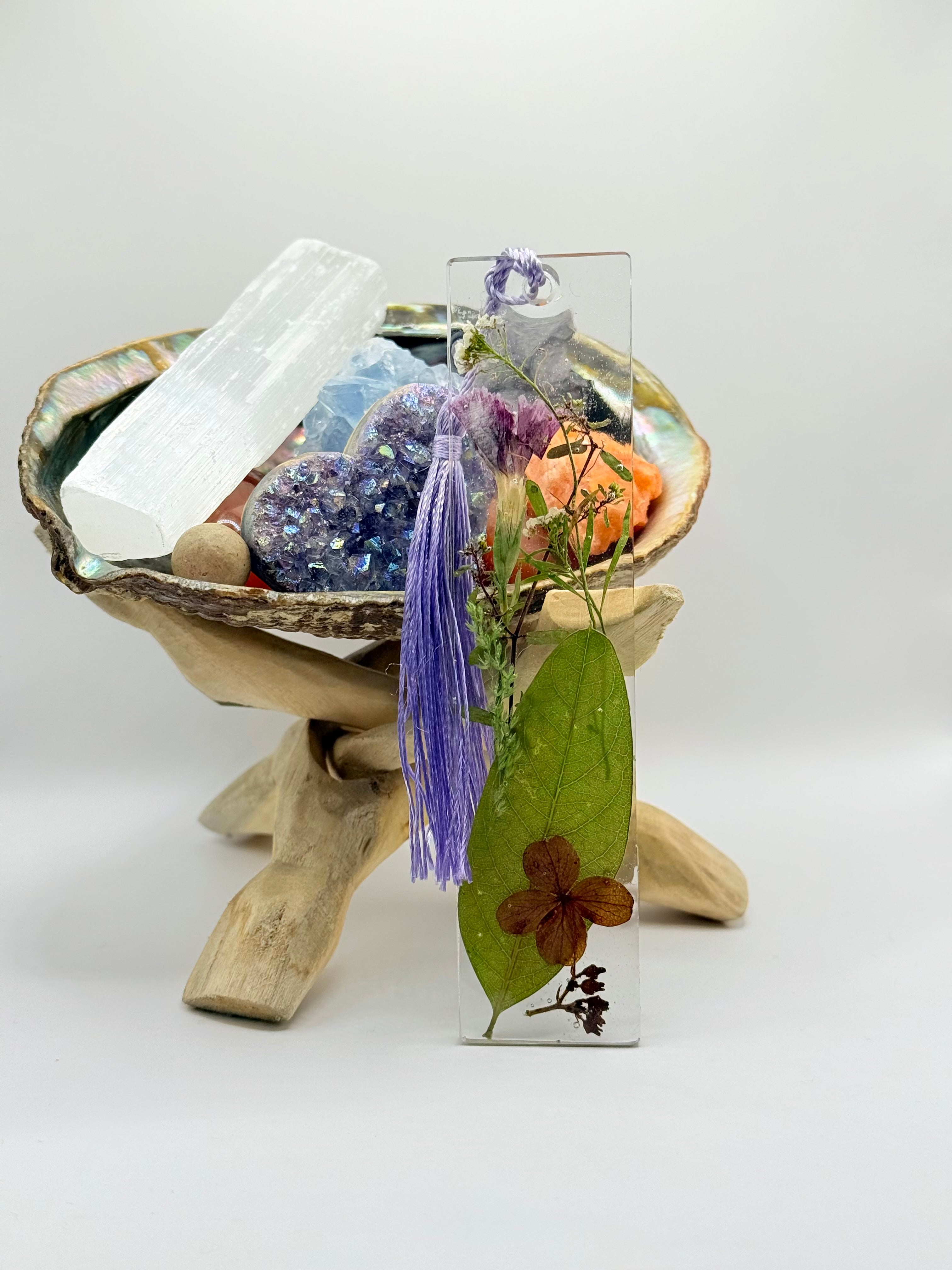 Rectangle Pressed Flower Artwork