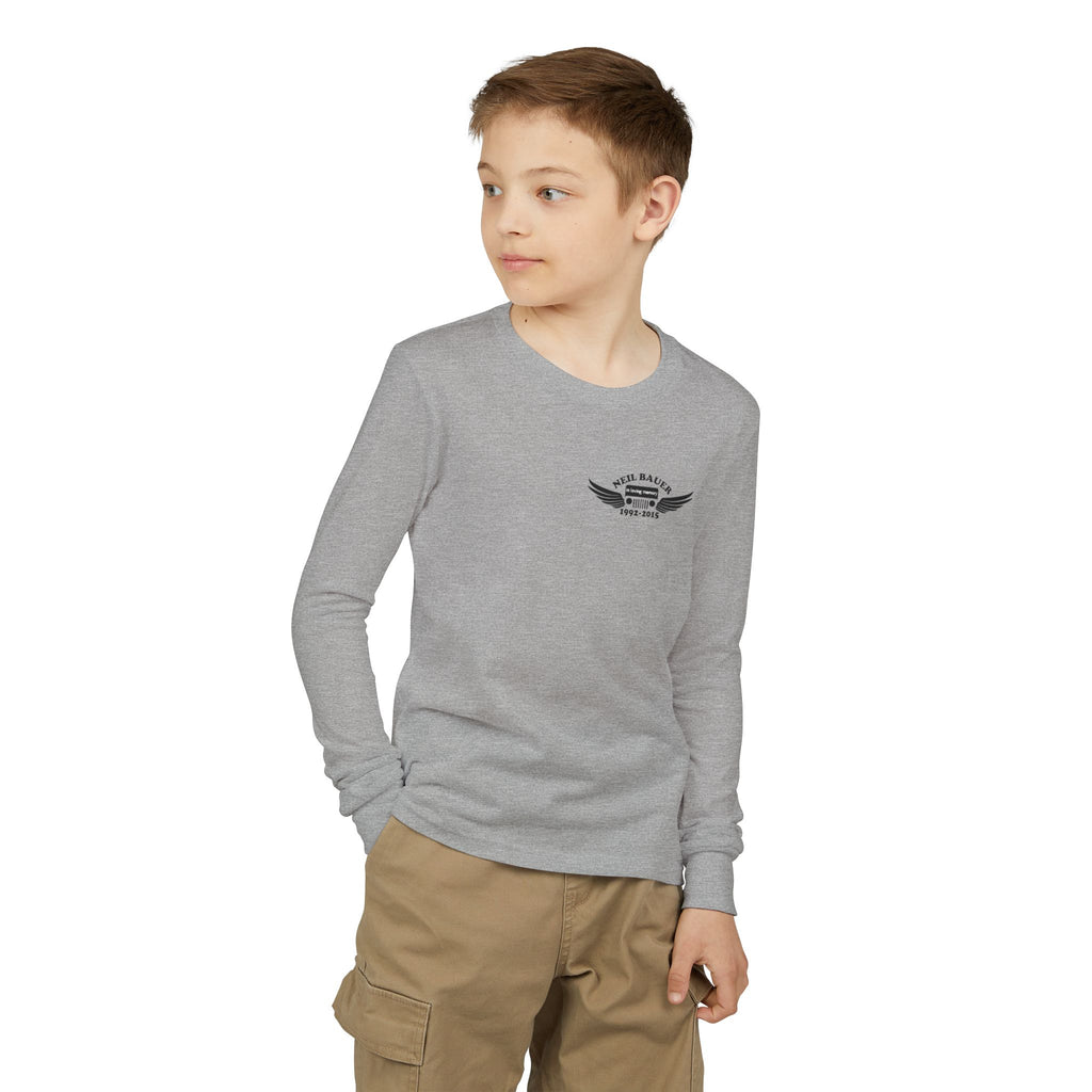 Youth Long Sleeve Tee — 12th Annual Muddin' For Mutts