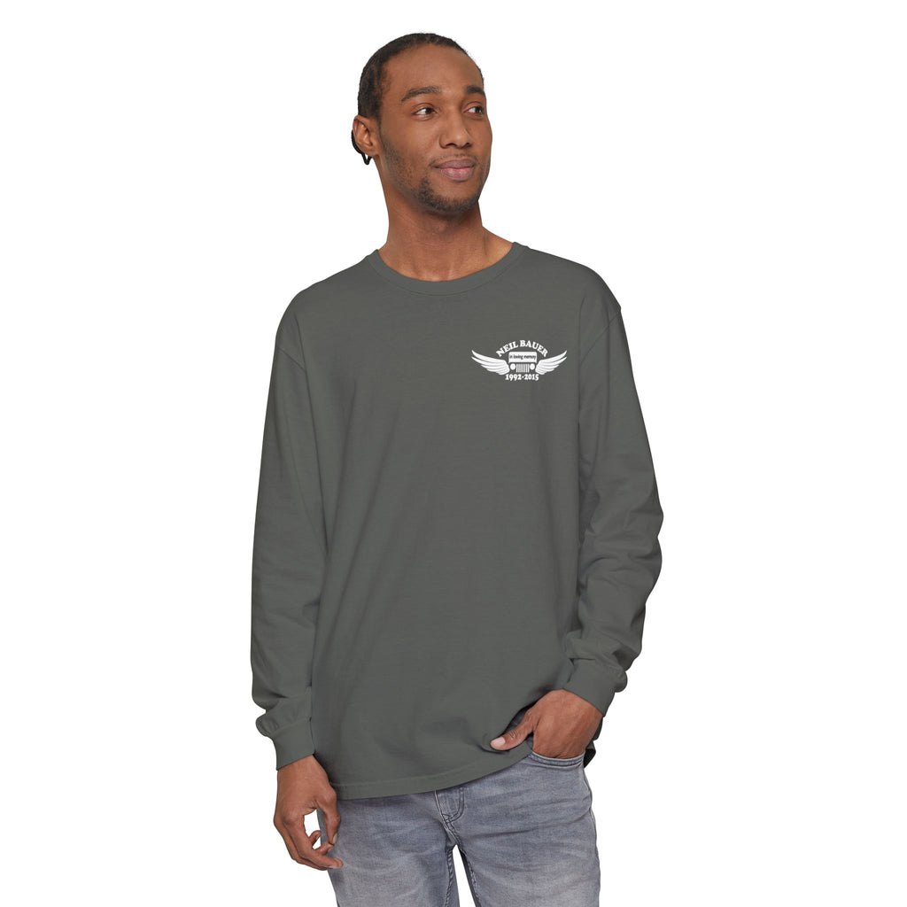 Unisex Long Sleeve Tee-12th Annual Muddin' For Mutts