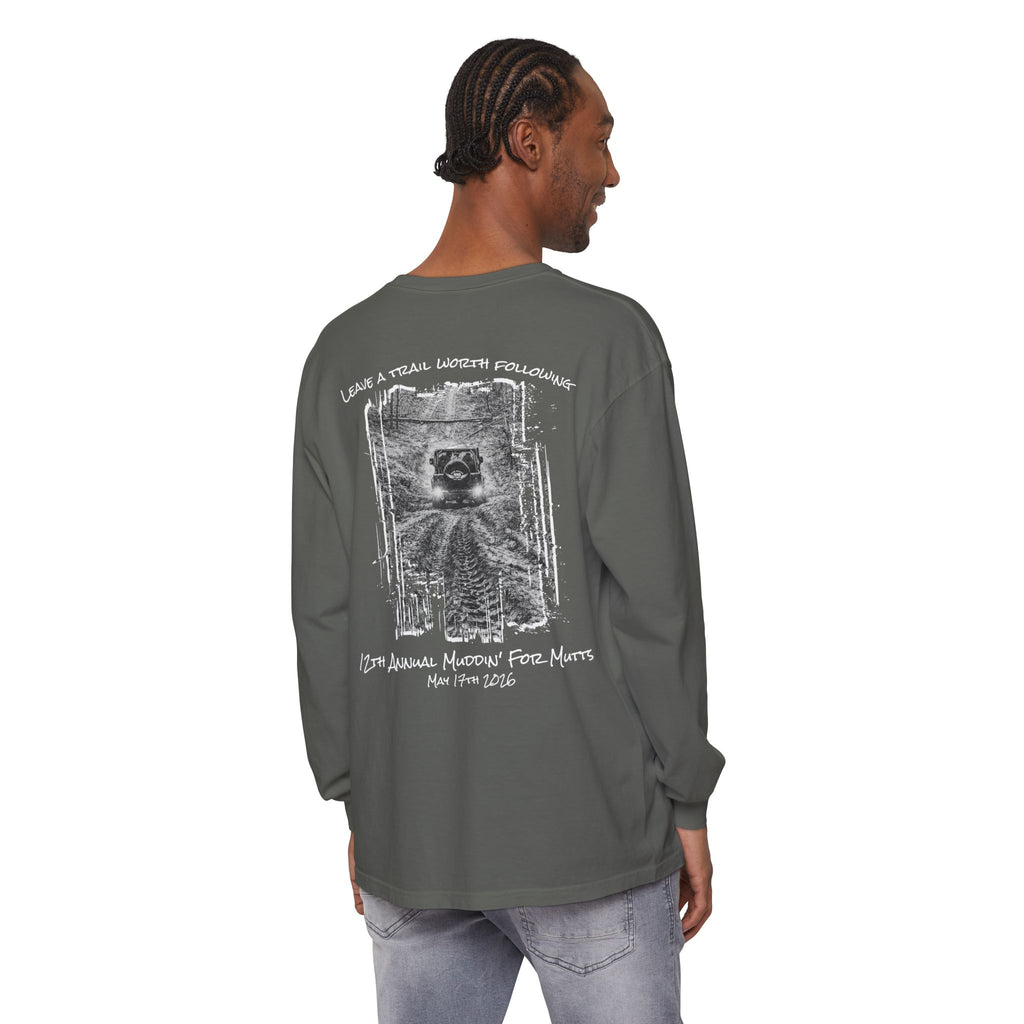 Unisex Long Sleeve Tee-12th Annual Muddin' For Mutts