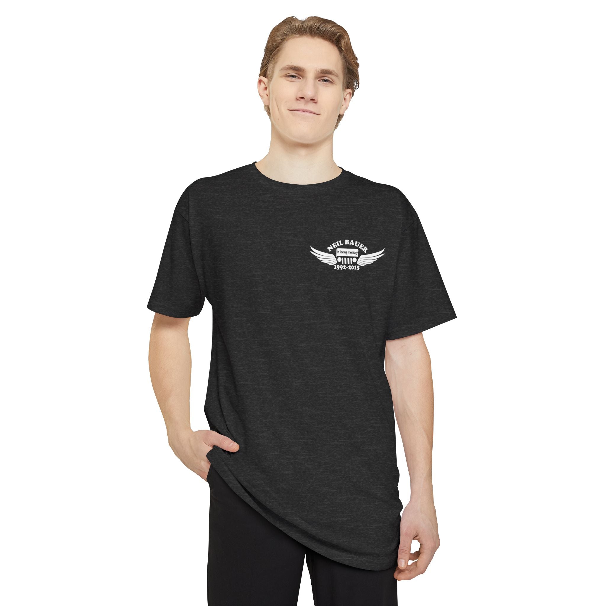 TALL unisex adult tee- 12th Annual Muddin' For Mutts