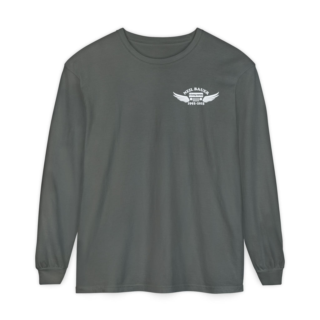 Unisex Long Sleeve Tee-12th Annual Muddin' For Mutts