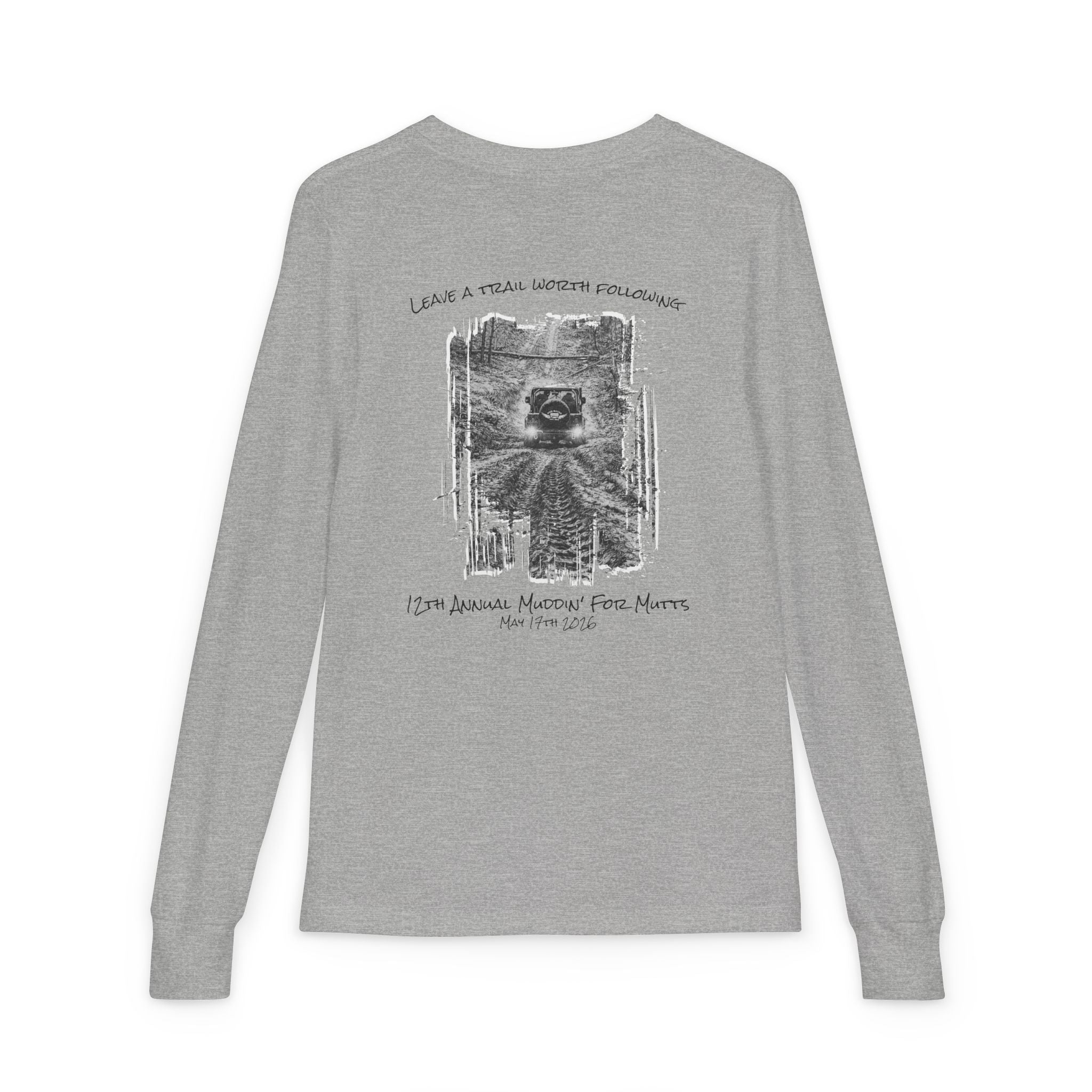 Youth Long Sleeve Tee — 12th Annual Muddin' For Mutts