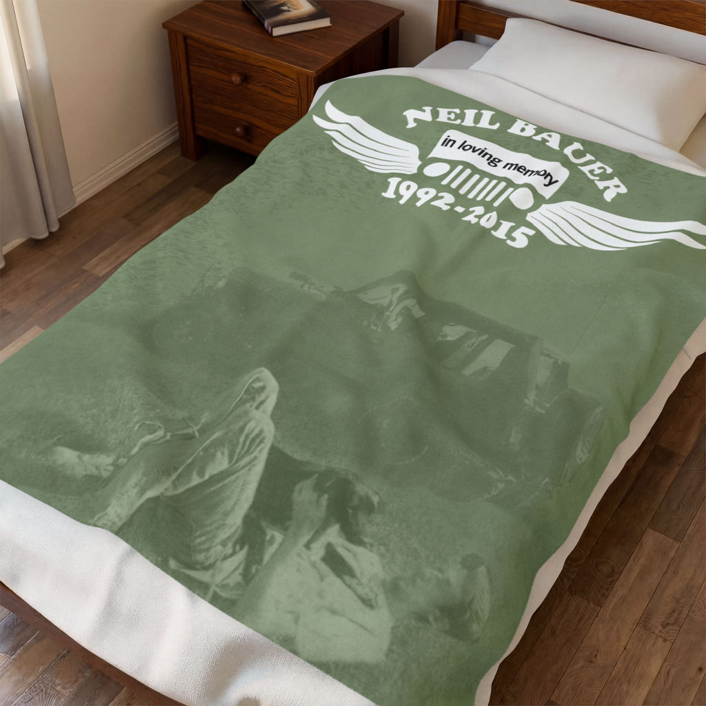 12th Annual Muddin' For Mutts Velveteen Plush Blanket - 50"x 60"