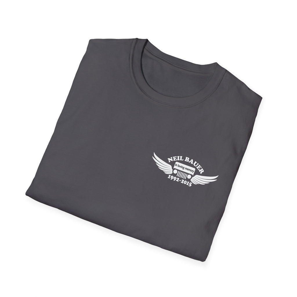 unisex adult softstyle tee- 12th Annual Muddin' For Mutts