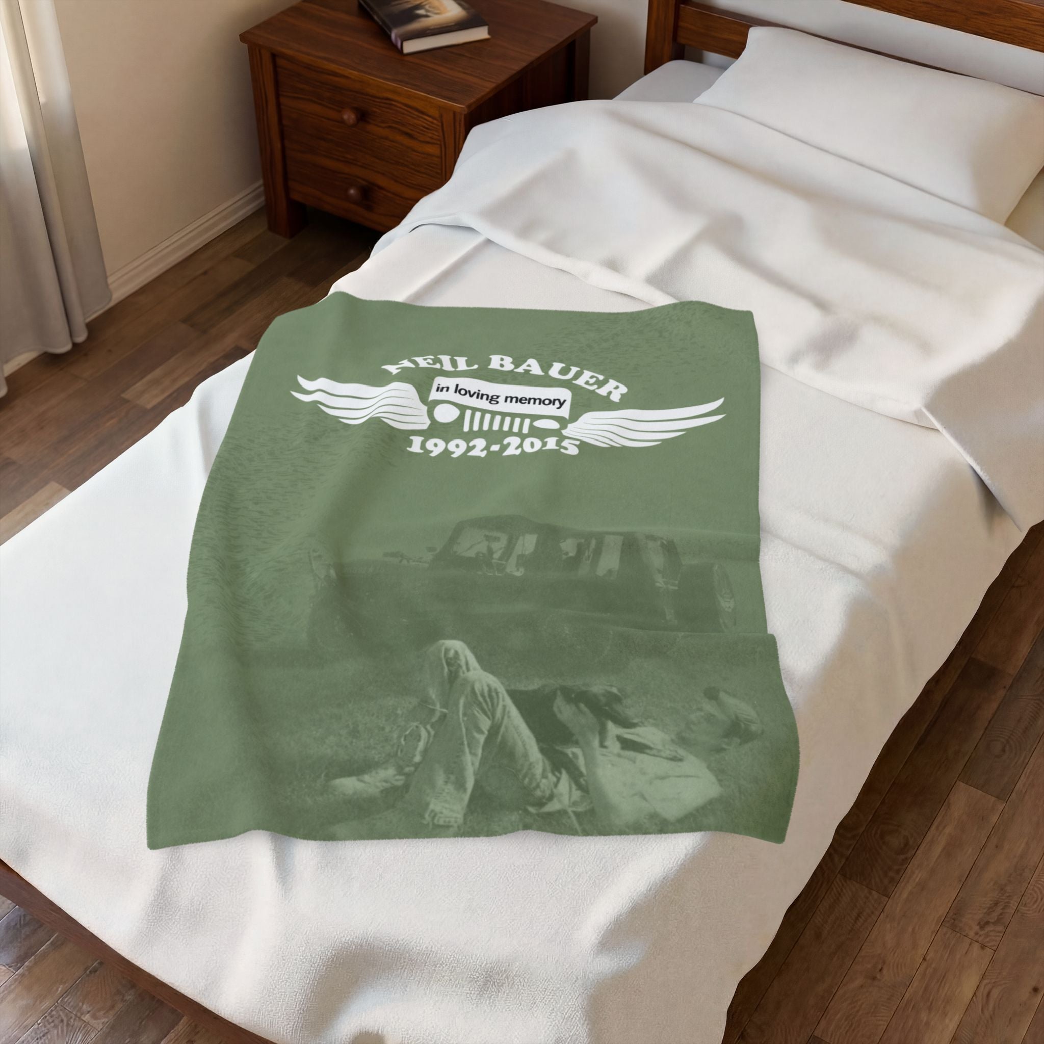 12th Annual Muddin' For Mutts Velveteen Plush Blanket - 30"x 40"