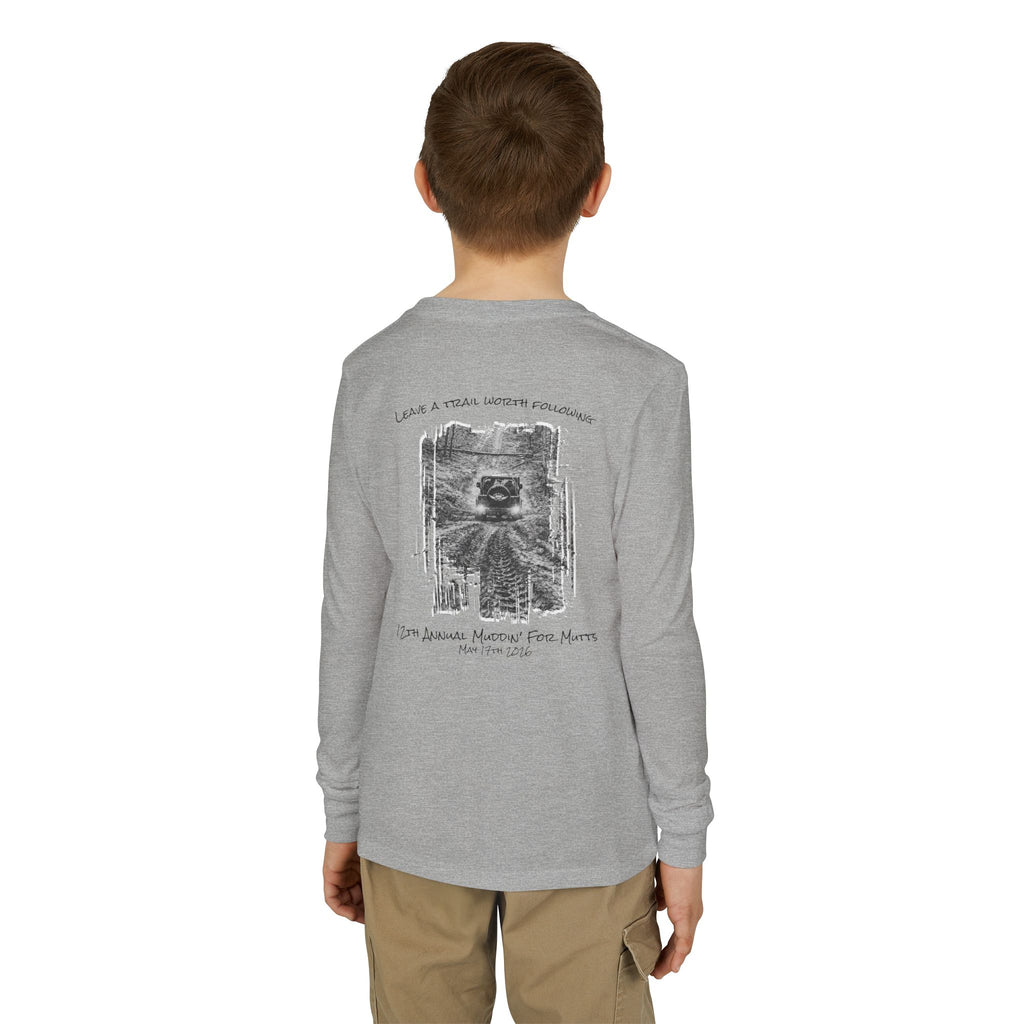 Youth Long Sleeve Tee — 12th Annual Muddin' For Mutts