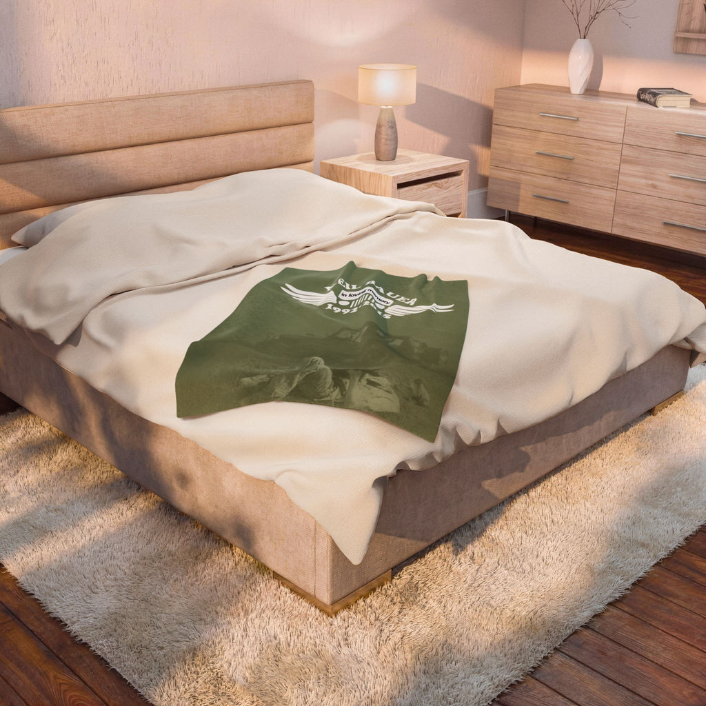 12th Annual Muddin' For Mutts Velveteen Plush Blanket - 30"x 40"