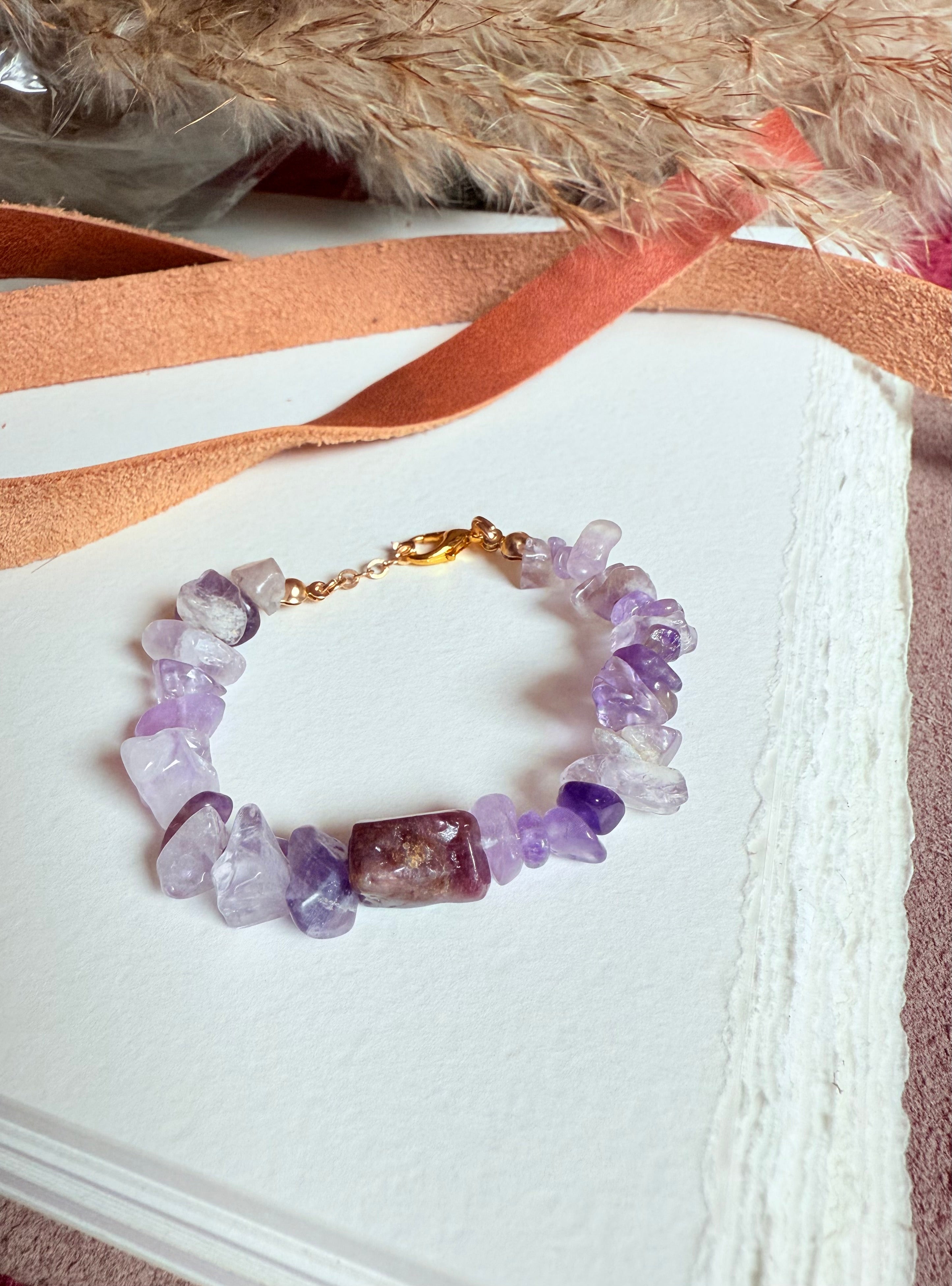 Amethyst + Purple Tourmaline