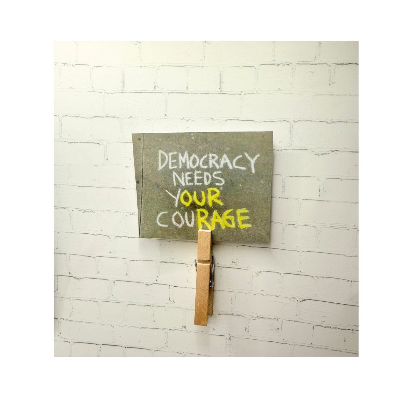 Democracy needs your courage