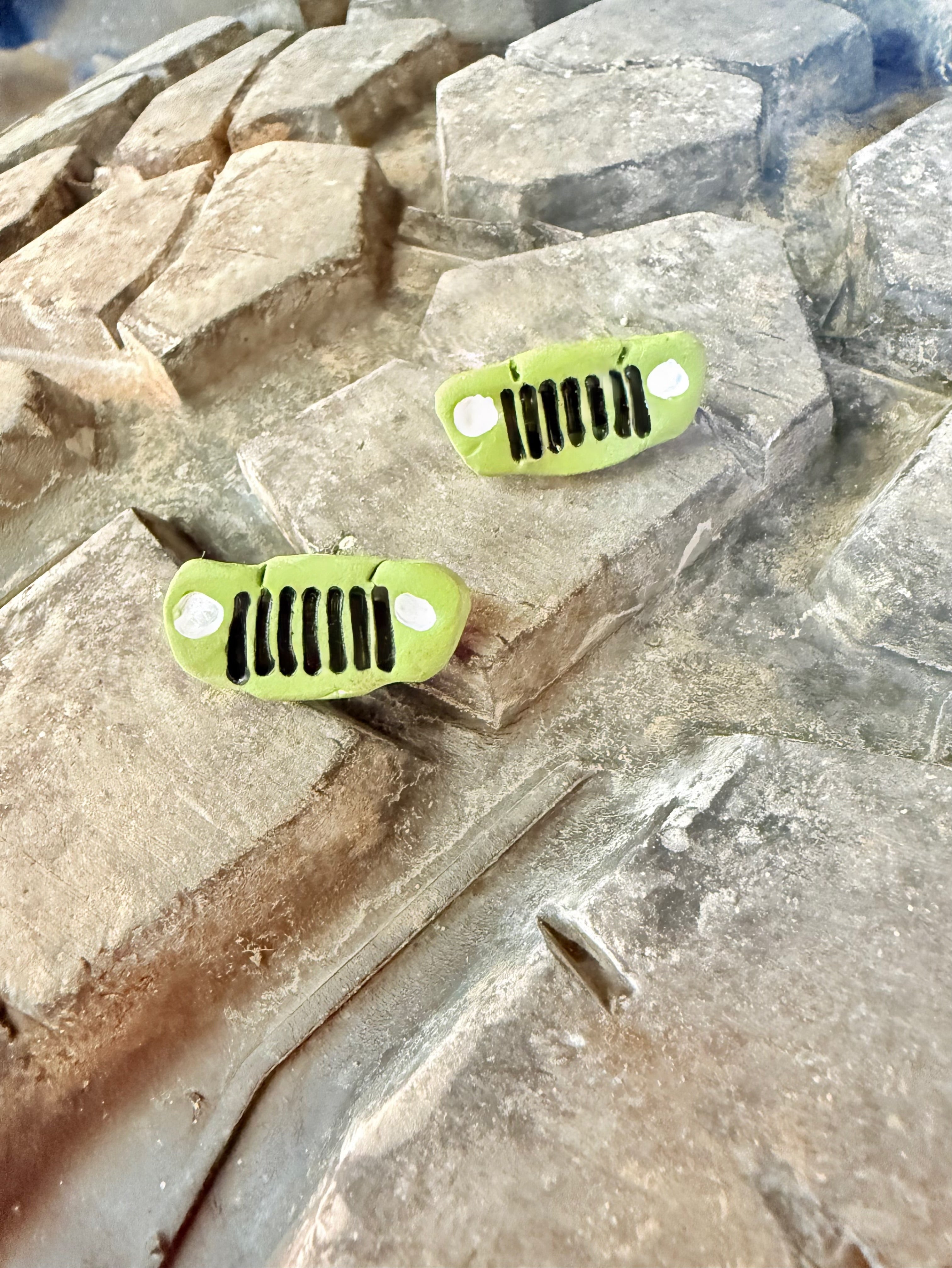 Jeep Grille Earrings